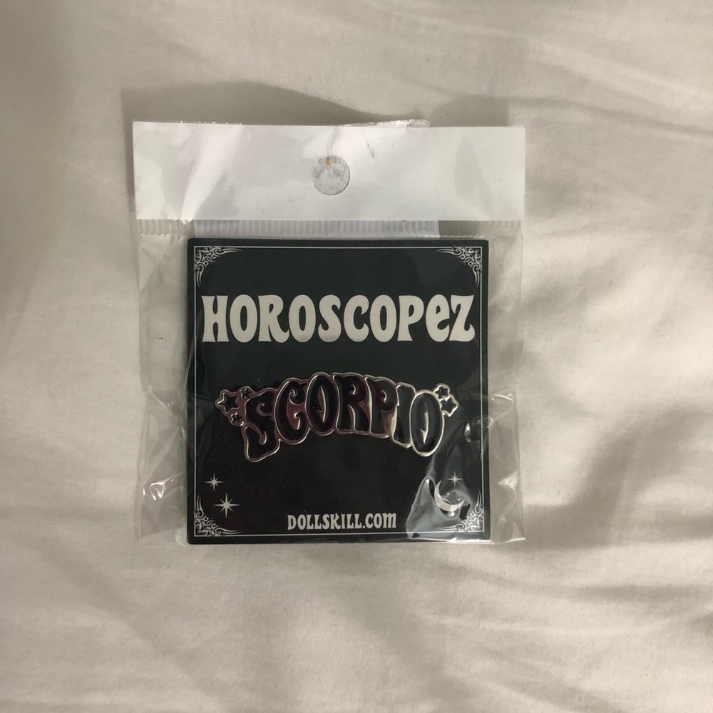 Dolls Kill Horoscopez Scorpio pin
